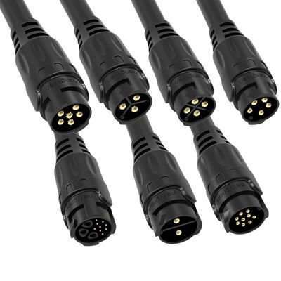 M19 Series Industrial Outdoor 3+9pin 2pin 3pin 4 Pin 5 Pin 6pin 9pin Male Connector