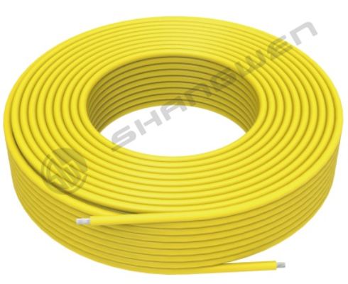 Power Cord Silicone Wire 12 Gauge Wire Flexible Silicone Wire Yellow Stranded Copper Electric Wire 12 AWG Stranded Copper Wire
