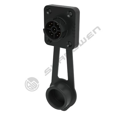 IP65 Self-locking M19 Series Push-pull  Black  Connection Industrial 9 Pin Cross  5A Male Socket signal Connector