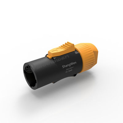 Versiegelter IP65 wasserdichter Stromanschluss 3 Leiter männlicher Stecker Powercon