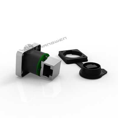 Rj45-Frauen Ethernet-Chassis-Anschluss Industrie IP65 wasserdicht