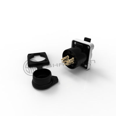 XLR Audio Power Wasserdichte Steckdose Anschluss 5 Pins Mikrofon IP65