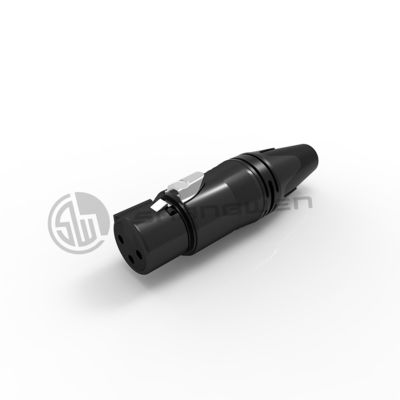 Video-XLR-Anschluss 10A Wasserdichtes Weibliches 3-Stift-Anschluss