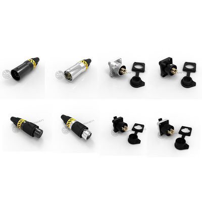Wasserdichtes 5-Stift-XLR-Anschluss IP65 Männlich-Weiblich-Anschluss