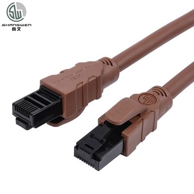 Flexible Soft Cat6a Cat6 Ethernet Patch Cable 24awg Antifreeze Engineering Level UTP Kabel