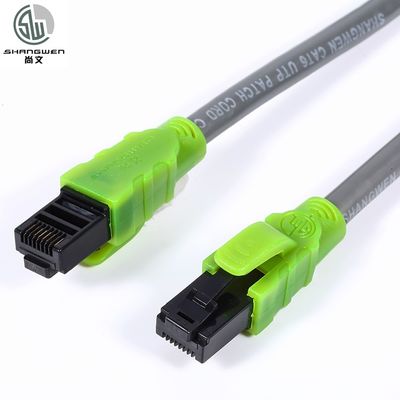Leuchtende Ethernet-Patchkabel 4P PVC LSZH Jackett Hochgeschwindigkeits-Kupferkabel