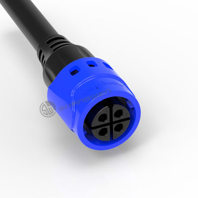 IP67 M19-Anschluss 4 Nadel wasserdicht weiblicher Anschluss für Industrie-Lötkabel