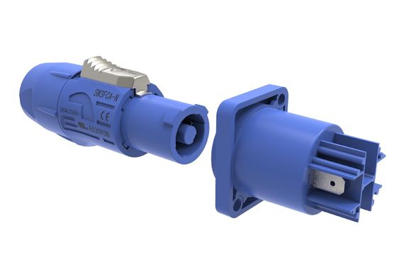 IP44 Innenkreislauf-Stromanschluss Männlicher Stecker Powercon Elektrisch