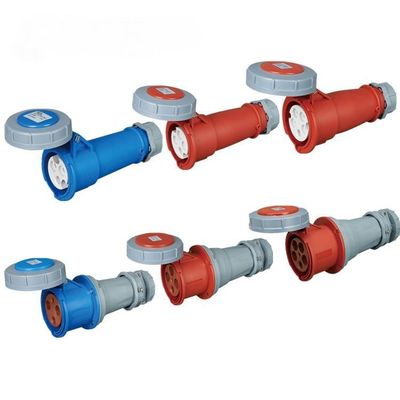 Industrieelektronikzubehör IP67 wasserdichte Kupplungen für Außensteckdosen CEE/IEC
