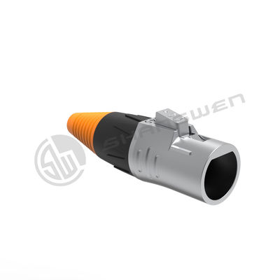 Außenmetall IP65 IP67 Wasserdicht RJ45 Steckverbinder Signal Weiblich Männlich Ethernet Chassis Glasfaserkabel Stecker Ethernet Stecker