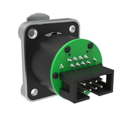 Innen-Außen-Wasserdichtes RJ45-Anschluss 8-Pin-Netzwerk LAN Ethernet Stecker Splitter IP44 CAT5e CAT6 Industrie-Ethernet-Anschluss