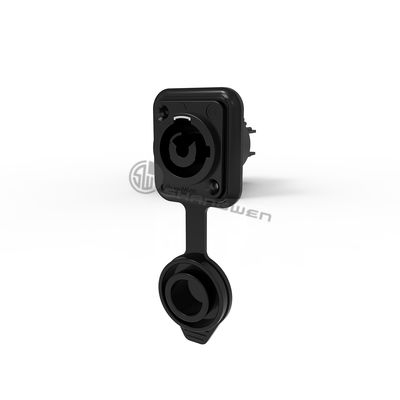 IP65 Wasserdichte Dreikern-LED-Display-Stromanschlüsse 3Pins 250V AC Weibliche Steckdose Männliches Fahrwerk Außenanschluss