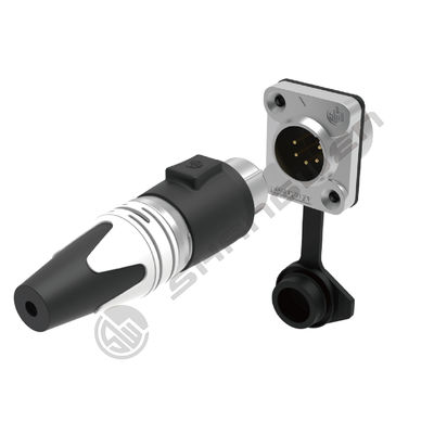 Powerful Outdoor Waterproof 3 Pin XLR Connector Male Female Plug Socket for Audio Video
