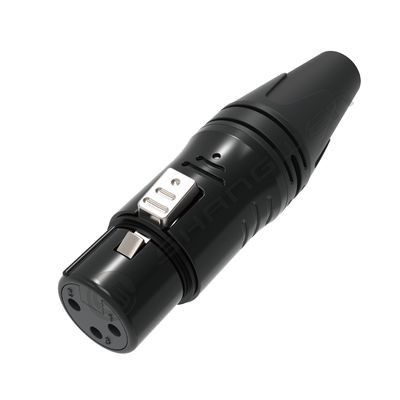 3-poliger XLR-Stecker, wasserdicht, DMX-Gewindekupplung, Audio-Video-Anschluss, Buchse für den Außenbereich