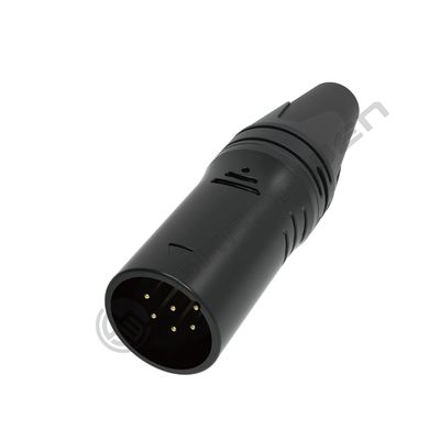 6-Pin-XLR-Audio-Video-Anschlüsse Langlebige Indoor-XLR-Anschlüsse mit IP40-Schutzklasse