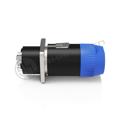 IP40 Metall Kundenspezifische Schraubklemmen Verriegelungskabel Runde Buchsenstecker 40A 50A 8-poliger Lautsprecheranschluss OEM ODM