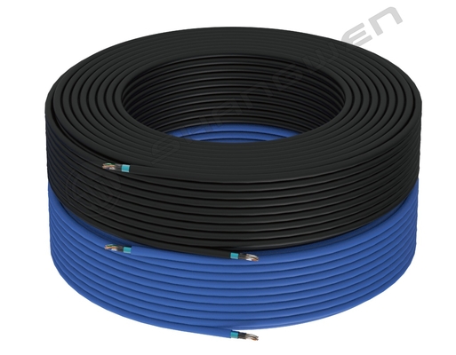 Blau Schwarz 24AWG FTP SFTP Geschirmtes CAT6A Ethernet Netzwerkkabel 8-adriges Patchkabel