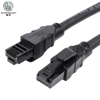 UTP-geschütztes CAT6-Netzwerkkabel mit RJ45-Anschlüssen und 100% sauerstofffreiem Kupfer CE UL-zertifiziert