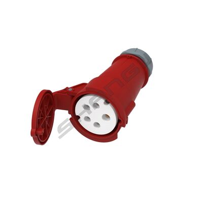 IP44 Industrial 5Pin 32A  Red Socket Male Female Plug Coupler  IP44 Industrial Socket 5P  220-380V Female Male Socket