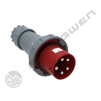 CEE IP67 Industrieanschluss 125A 415v Mobilanschluss 5pins Industrieanschluss Steckdose Steckverbinder Außenwasserdichte Steckverbinder