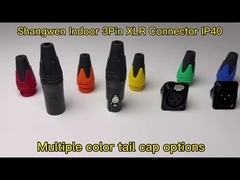 XLR Audio Power Wasserdichte Steckdose Anschluss 3 Pins Mikrofon IP65