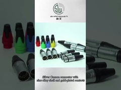 IP40-Schutz für Innenräume 6-polige XLR-Audio-Video-Anschlüsse für professionelle Audio- und Videoaufnahmen