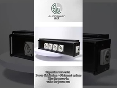 6-Port PowerCON Audio Distribution Output Box Schrauben-In-Installation Aluminiumkonstruktion